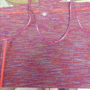 Nice and longer razor back work out top